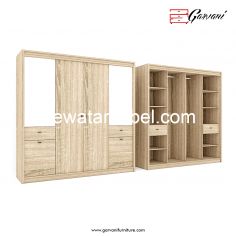 Wardrobe 4 Doors  Size 200 - Garvani ROSEBAY 4P / Mayacamas 